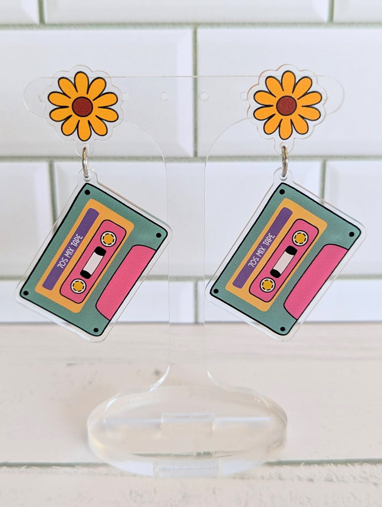 70's Mix Tape Dangles
