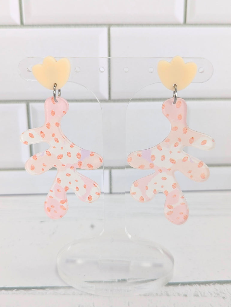 Pastel Abstract Shape Dangles