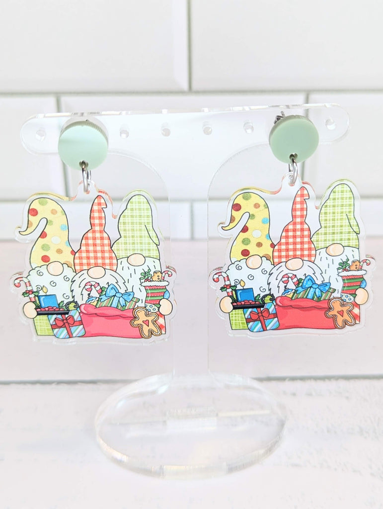 Festive Gnomes Dangles V2