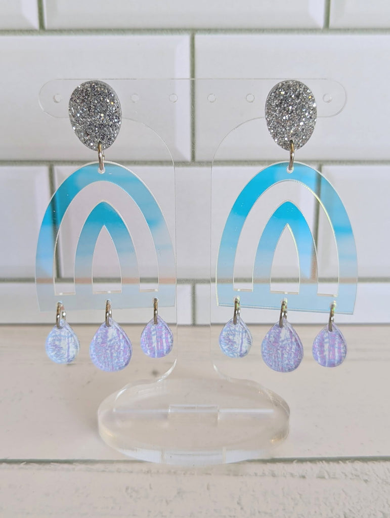 Rainbow Drops Dangles