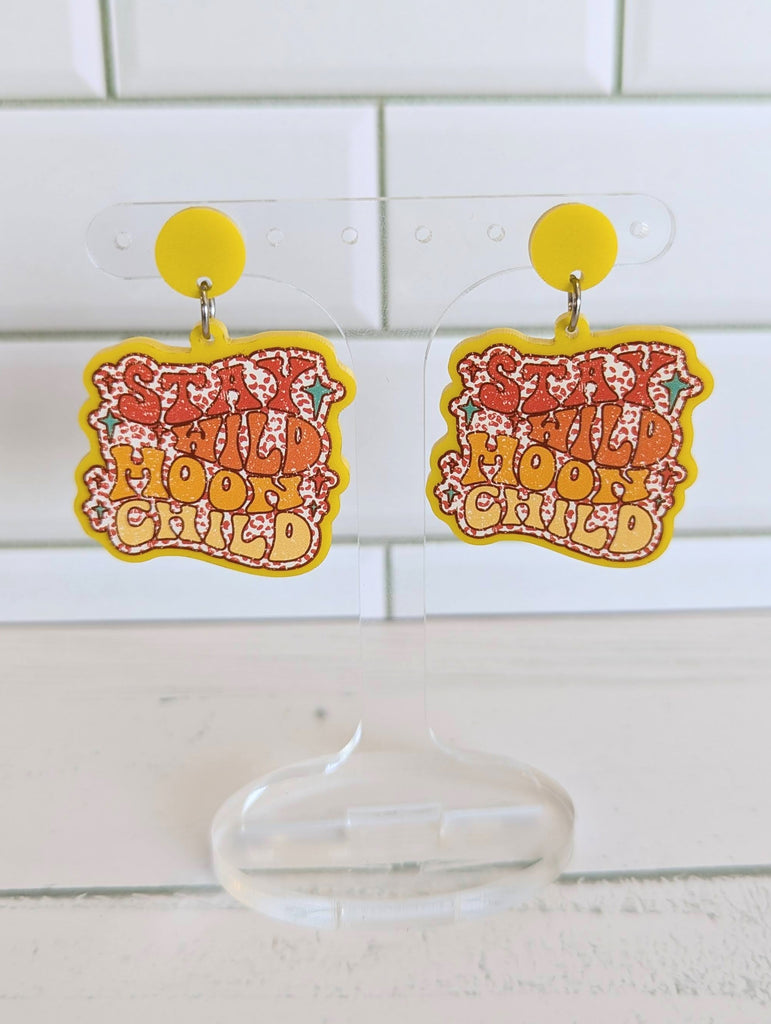 Stay Wild Moon Child Dangles
