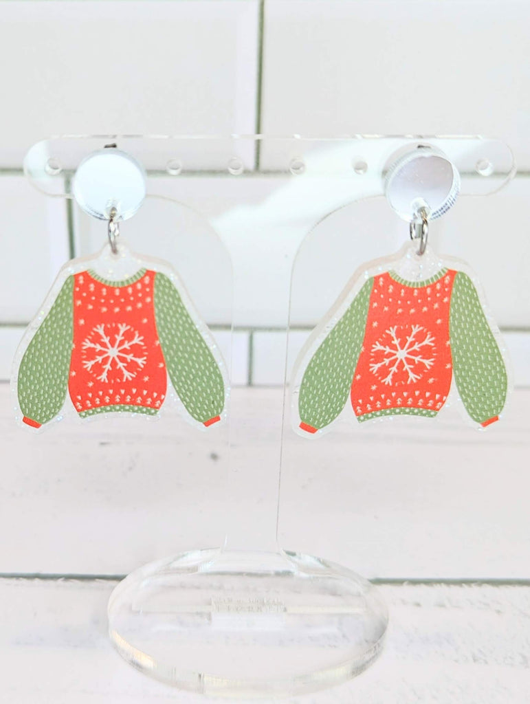 Ugly Christmas Sweater Dangles