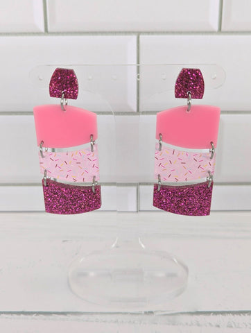 3 Piece Sprinkle and Glitter Dangles