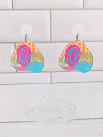Abstract Print Dangle