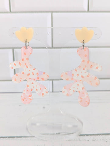 Pastel Abstract Shape Dangles