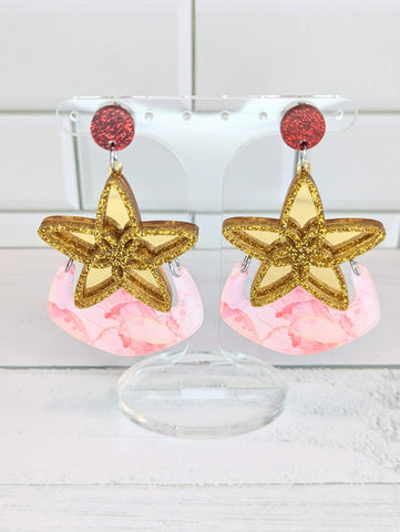 Christmas Multicolour Star Dangle