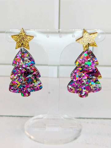 Chunky Christmas Tree Dangles
