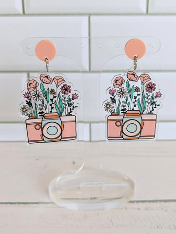 Floral Camera Dangles