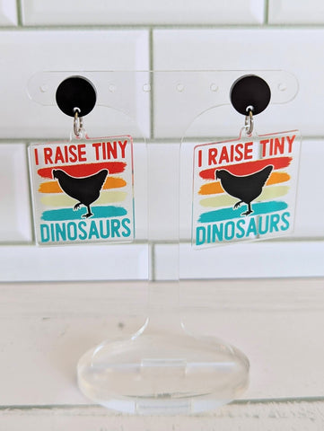 I Raise Tiny Dinosaurs Dangles