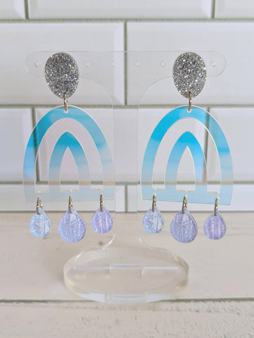 Rainbow Drops Dangles