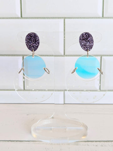 Starry Circle Dangles