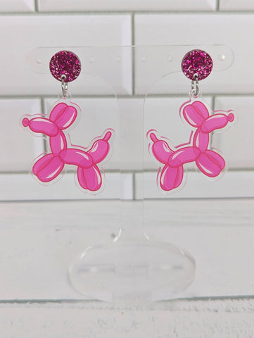 Twisted Balloon Dog Dangles