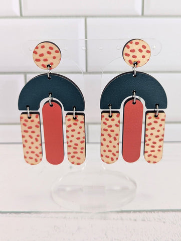 Wood Multi Piece Arch Dangle