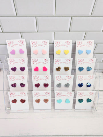 Heart Studs