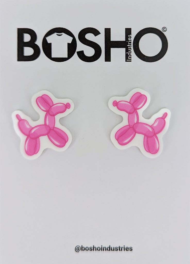 Twisty Balloon Dog Studs